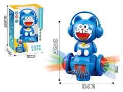 B/O universal Doraemon W/L toys
