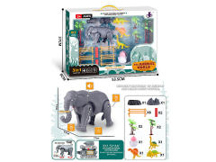 B/O Elephant Scene Set toys