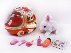 Electric Pet Rabbit Set W/L_M toys