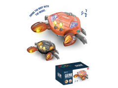 B/O Crab W/L(2C) toys