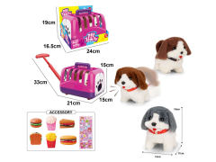B/O Walking Dog Set(2C) toys