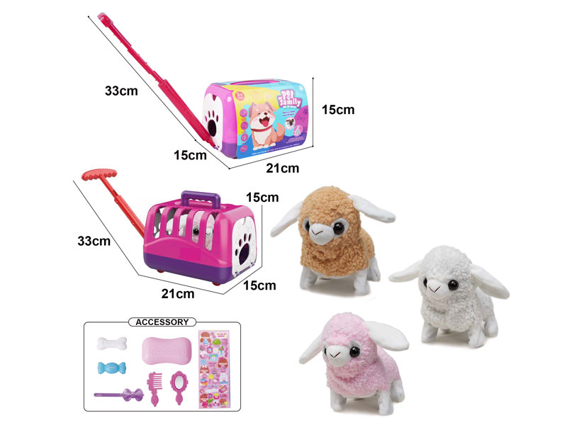 B/O Walking Sheep Set(3C) toys