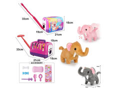 B/O Walking Elephant Set(3C) toys