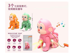 B/O Jumping Monkey W/L_M(3C) toys