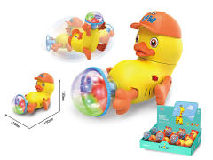 B/O Penguin W/L(6in1) toys