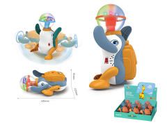 B/O Penguin W/L(6in1) toys