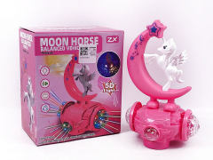 B/O universal Moon Horse W/L toys