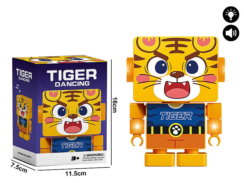 B/O Dancing Tiger W/L_M toys