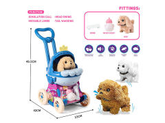 B/O Dog Set W/S toys