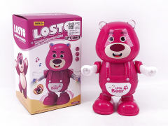 B/O Dancing Strawberry Bear W/L_M toys