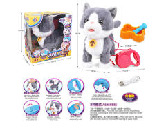 B/O Pet Cat Set W/M toys