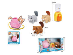 B/O Squirrel Set W/S(3C) toys