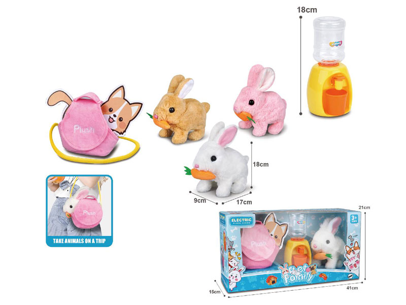 B/O Rabbit Set W/S(3C) toys