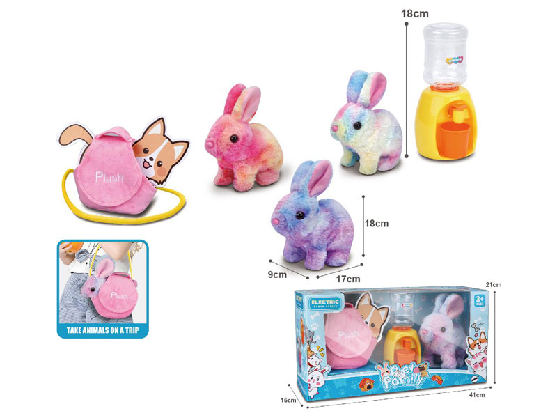 B/O Rabbit Set W/S(3C) toys