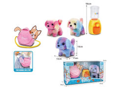 B/O Dog Set W/S(3C) toys