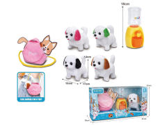 B/O Dog Set W/S(4C) toys