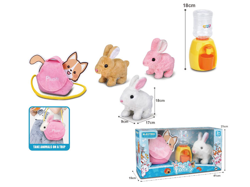 B/O Rabbit Set W/S(3C) toys