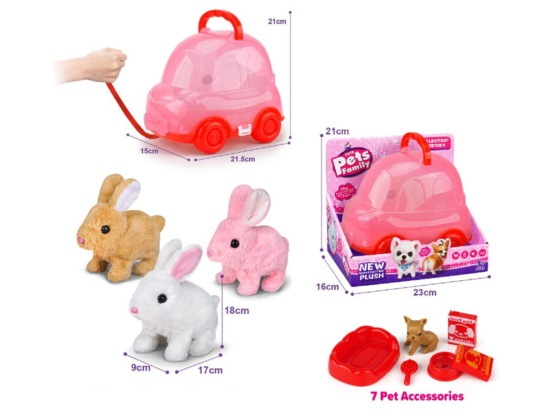 B/O Rabbit Set W/S(3C) toys