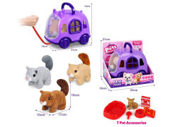 B/O Squirrel Set W/S(3C) toys