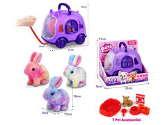 B/O Rabbit Set W/S(3C) toys