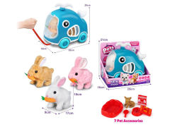 B/O Rabbit Set W/S(3C) toys