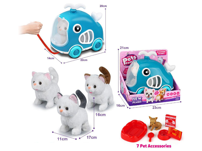 B/O Cat Set W/S(4S) toys