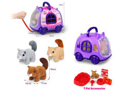 B/O Squirrel Set W/S(3C) toys