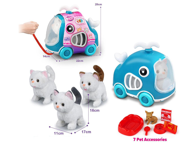 B/O Cat Set W/S(4S) toys