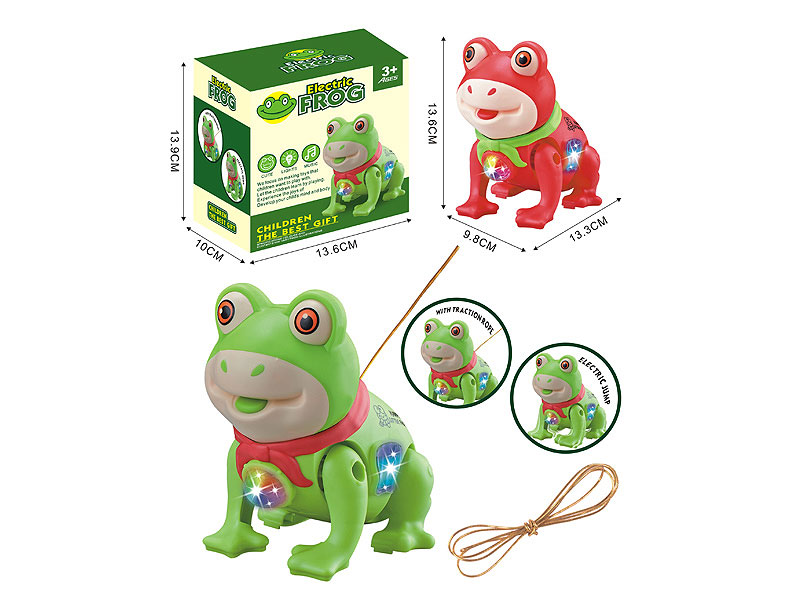B/O Frog W/L(2C) toys