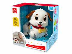 电动早教学爬狗带灯光音乐