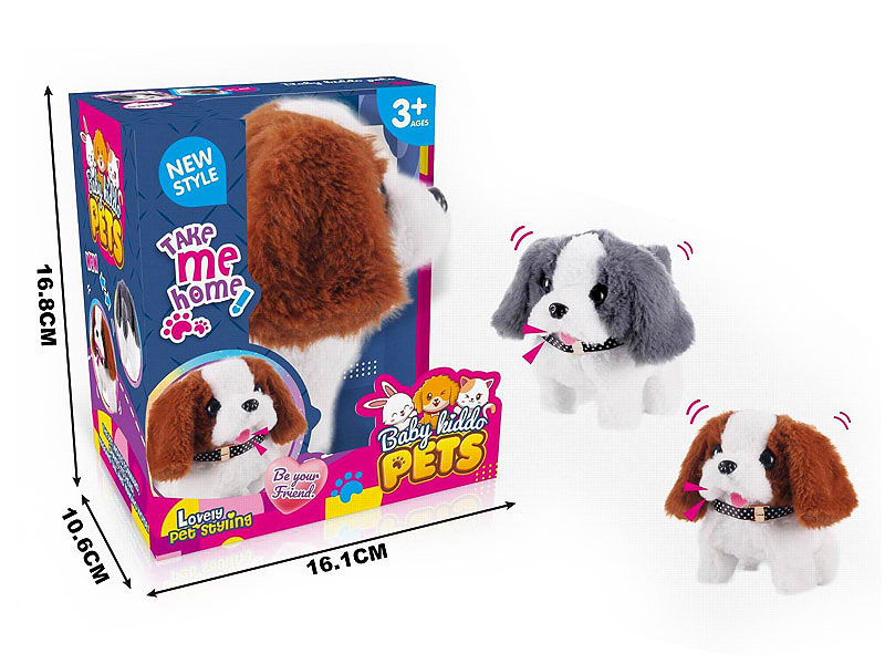 B/O Walking Dog W/S(2C) toys