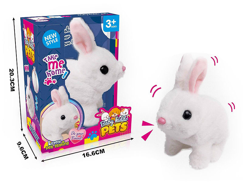 B/O Walking Rabbit W/S toys