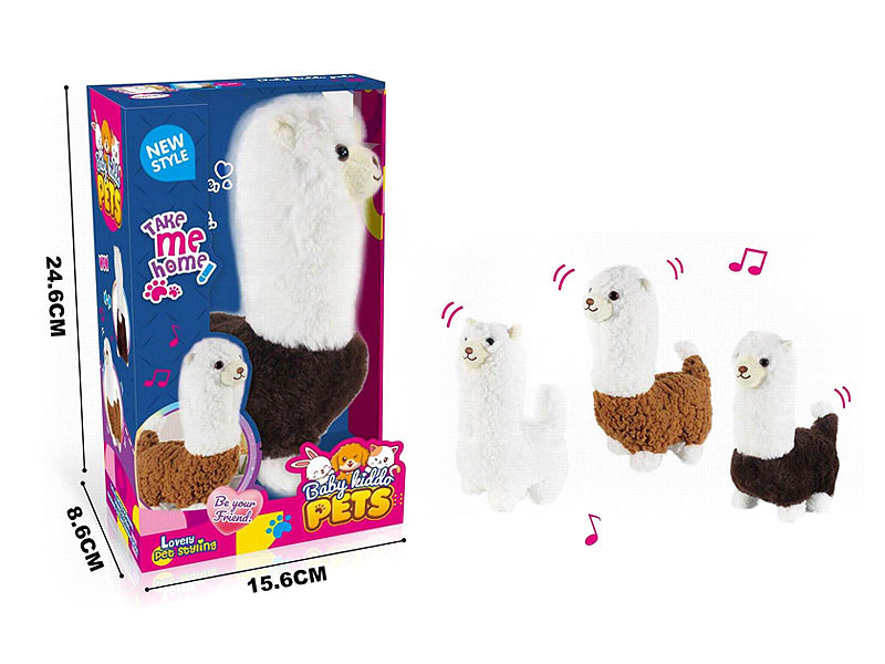 B/O Walking Alpaca W/S(3C) toys