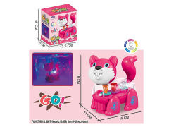 电动万向透明齿轮松鼠带灯光音乐