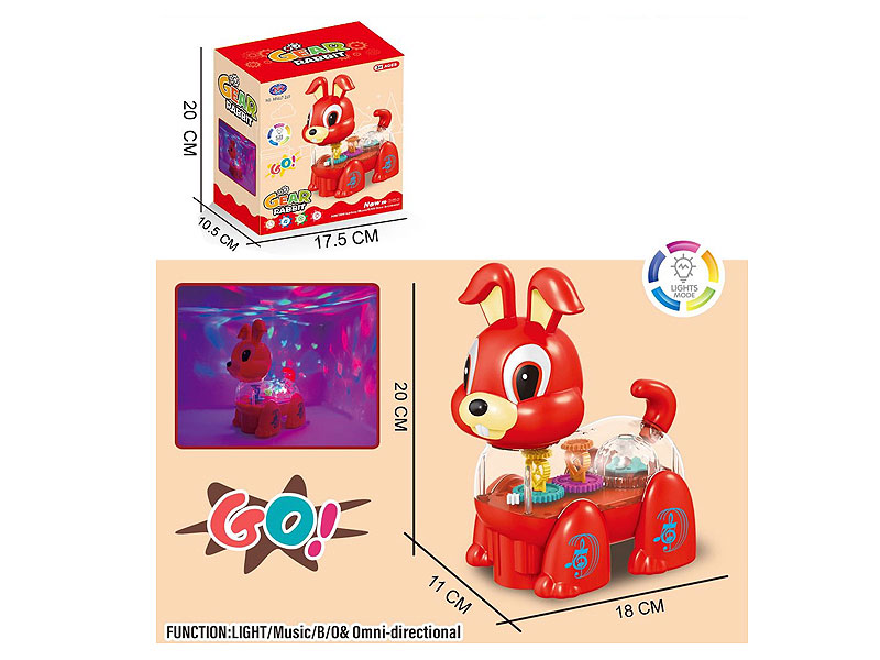 B/O universal Rabbit W/L_M toys