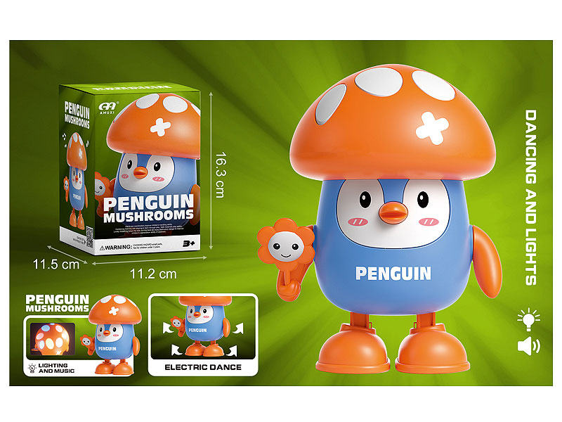 B/O Dancing Penguins W/L_M(2C) toys