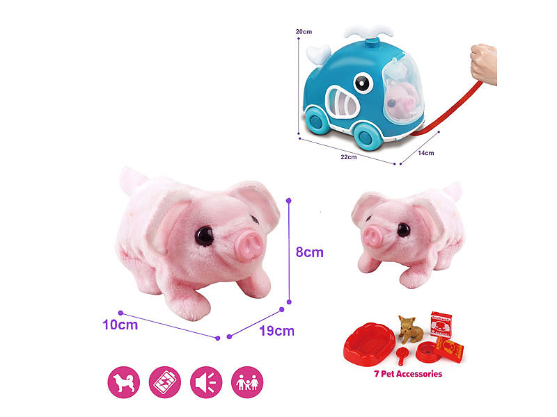 B/O Dog Set W/S toys