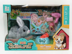 电动毛绒兔套装（2色）