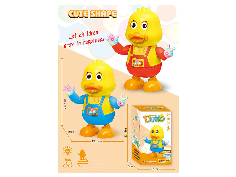 B/O Danceing Duck W/L_M(2C) toys