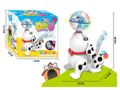 B/O Rotating Top Ball Puppy toys