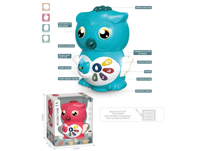 B/O universal Owl W/L_M(2C) toys