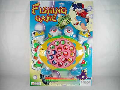 fishing game w/music toys