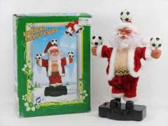B/O 10"Santa Claus W/M toys