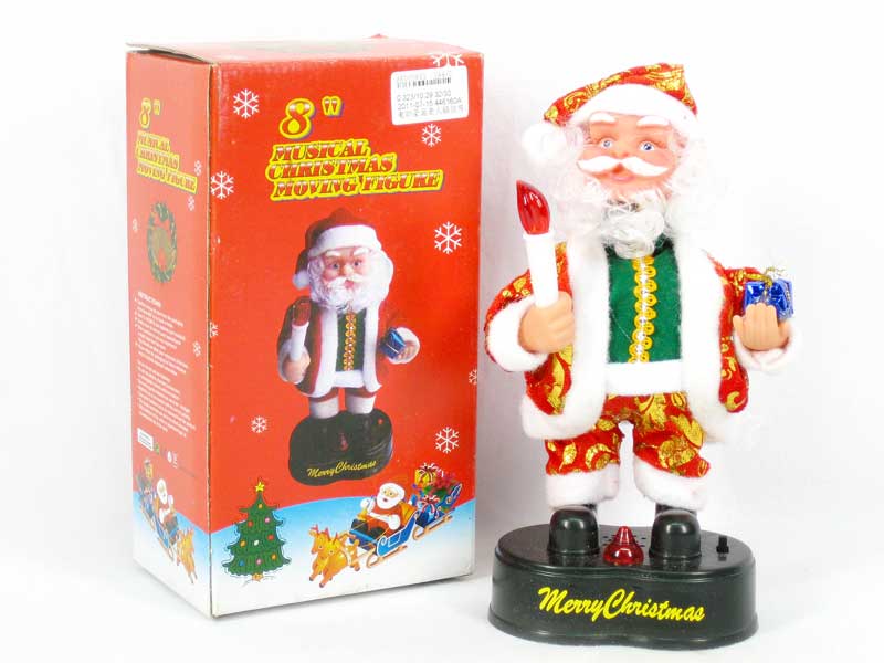 B/O Santa Claus Bougie W/L_M toys
