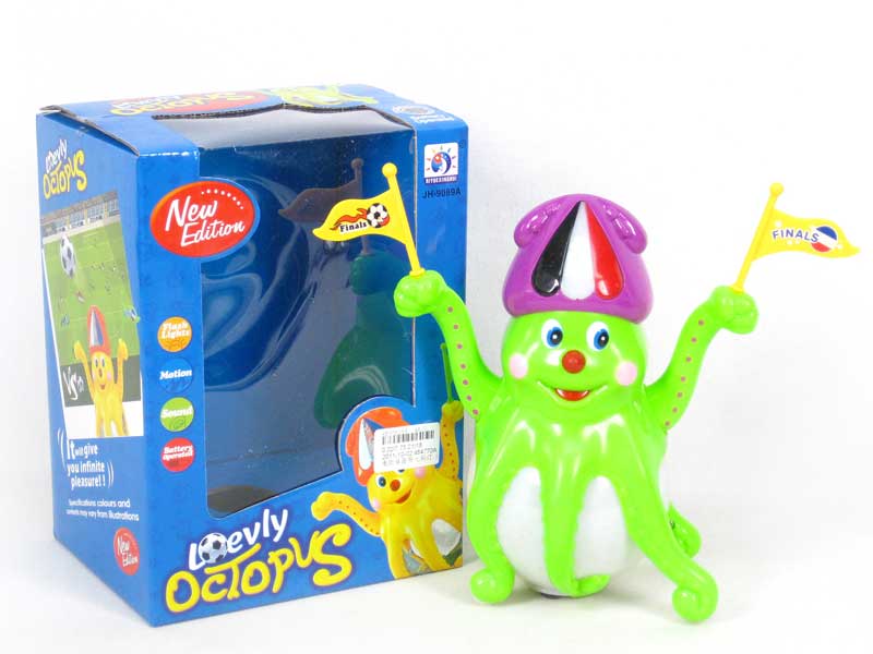 B/O Octopus W/L(2C) toys