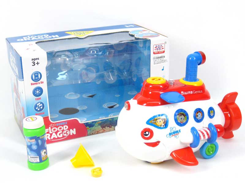 B/O Hubble-bubble Pigboat W/L_M toys