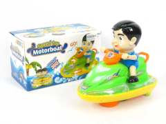 B/O Motorcycle Boat W/L_M toys