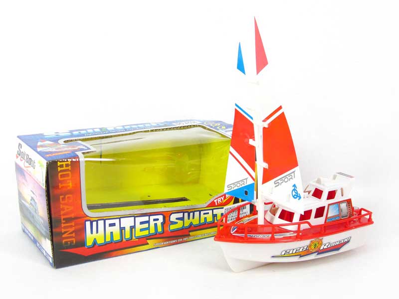 B/O Boat W/L_M toys