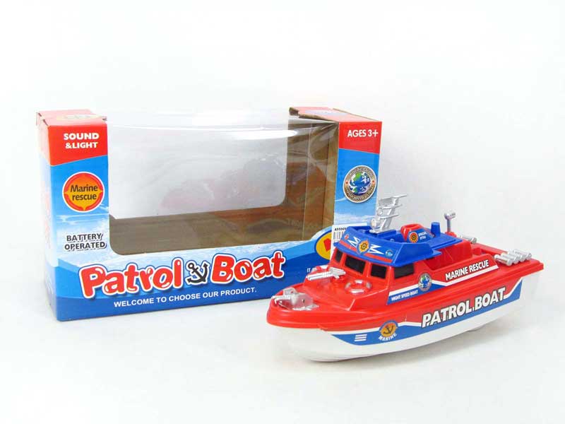 B/O Boat W/L_M(2C) toys