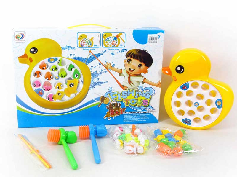 2in1 B/O Fishing Game toys